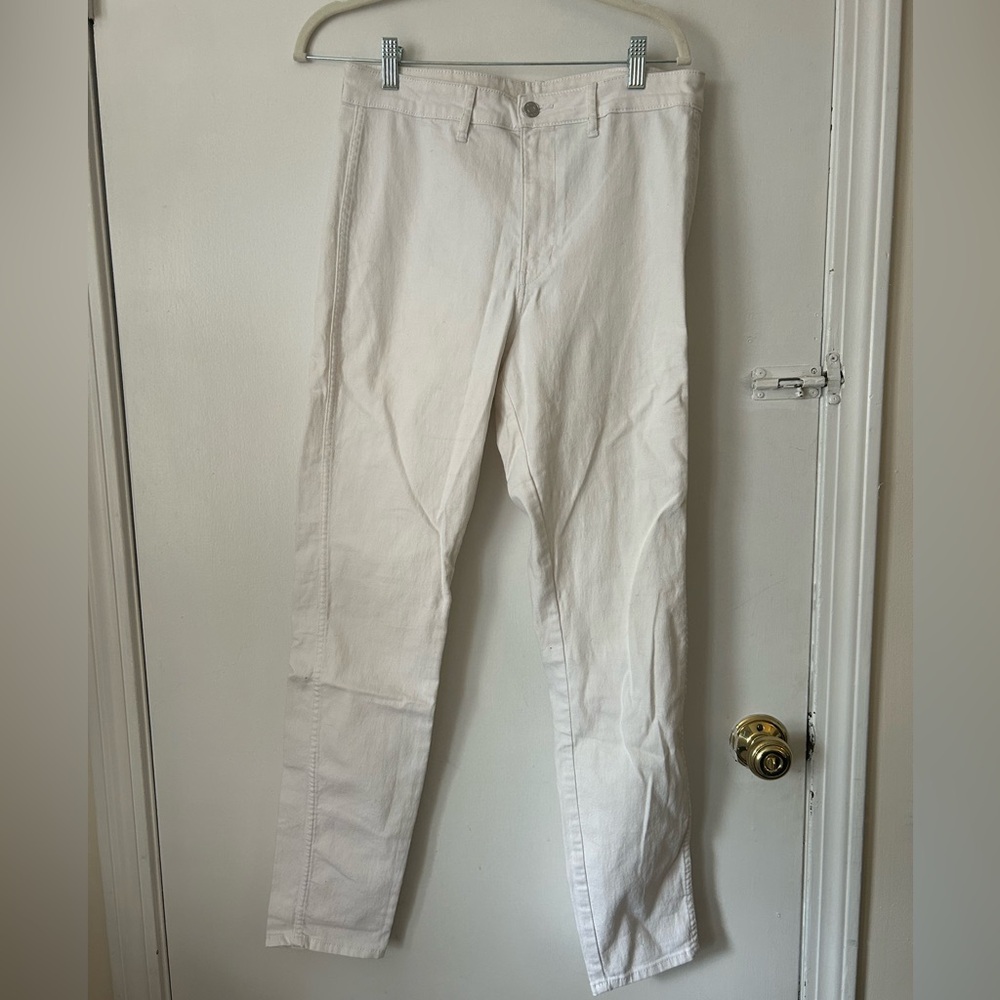 & denim White skinny jeans